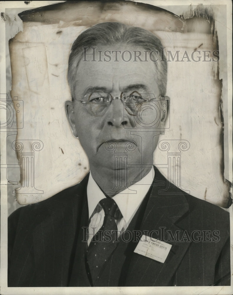 1929 Press Photo S.G. Goldthwaite of Boone, Iowa - Historic Images