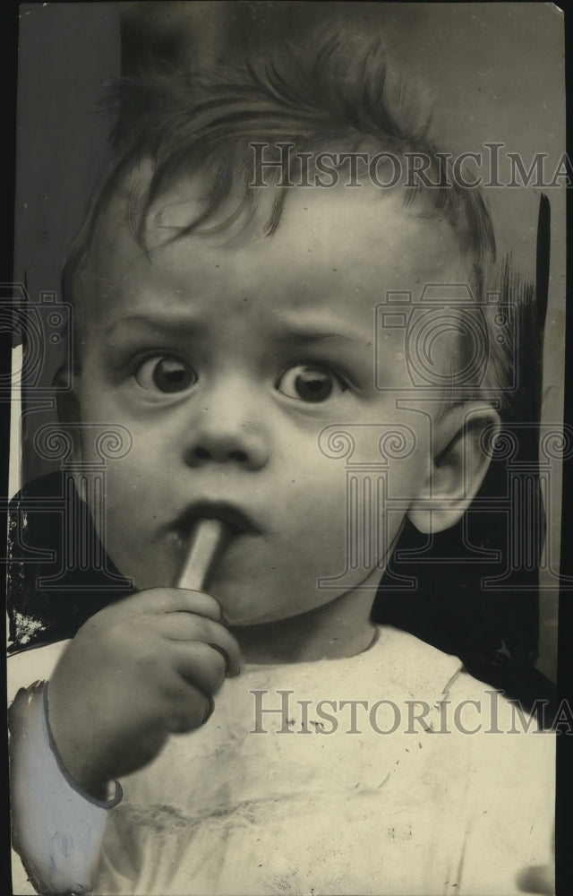 1922 Press Photo Baby Richard Rosier, Child of Murder Suspect Mrs. Oscar Rosier-Historic Images