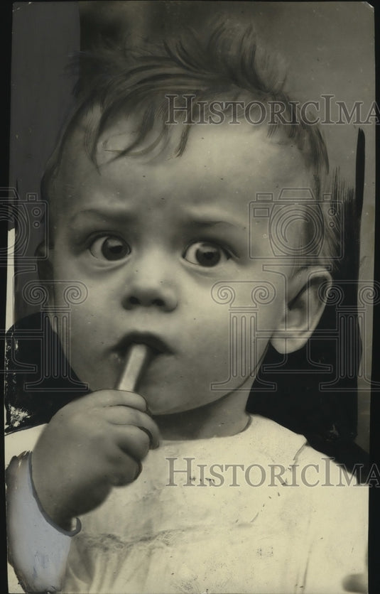 1922 Press Photo Baby Richard Rosier, Child of Murder Suspect Mrs. Oscar Rosier-Historic Images