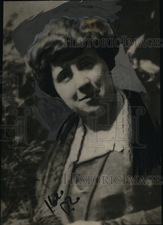 1922 Press Photo Carrie Hubbard, accused of killing husband William B. Hubbard - Historic Images