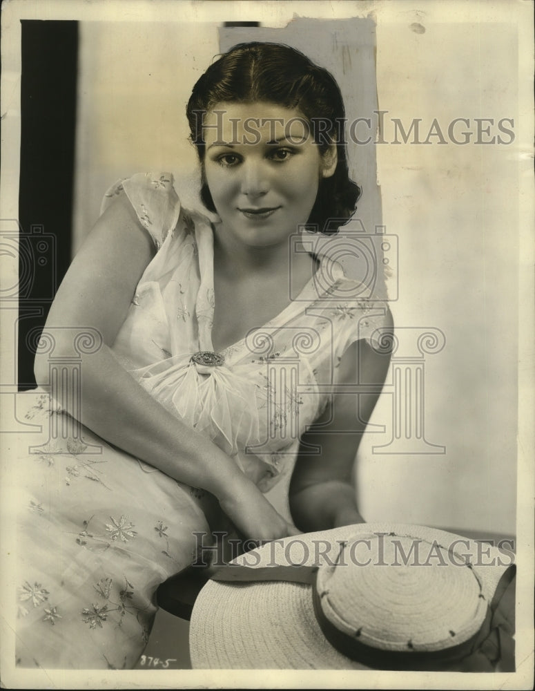 1934 Press Photo Edith Murray, CBS Blues Singer - neo07055-Historic Images