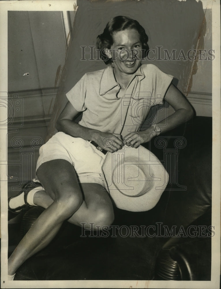 1936 Press Photo Violet Mo Turk, Queen of British Guiana Jungles in New York - Historic Images