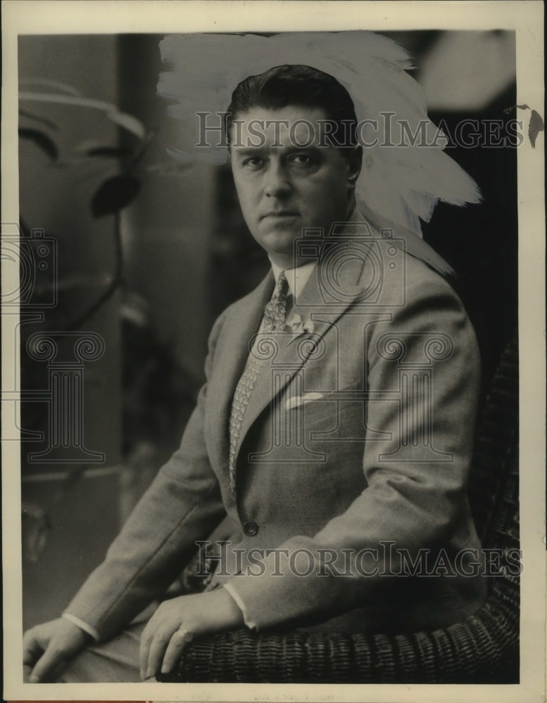 1925 Press Photo Leon Renier, Jr. attends convention of A.A.C.W. at Philly-Historic Images
