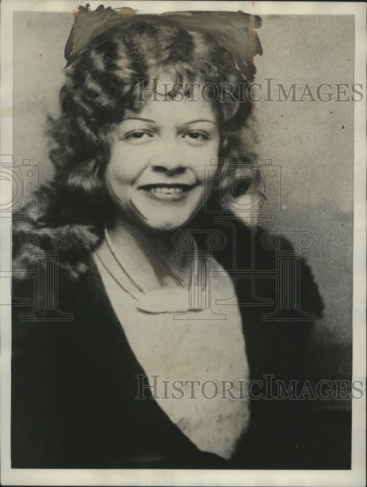 1931 Press Photo Roberta Emley, Regained Sight from brain Tumor Surgery-Historic Images
