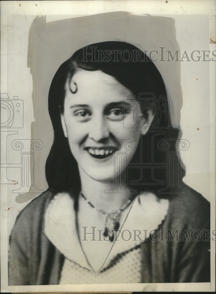 1931 Press Photo Mrs. Walton Spence Land, Wife of Murder Suspect George Land - Historic Images