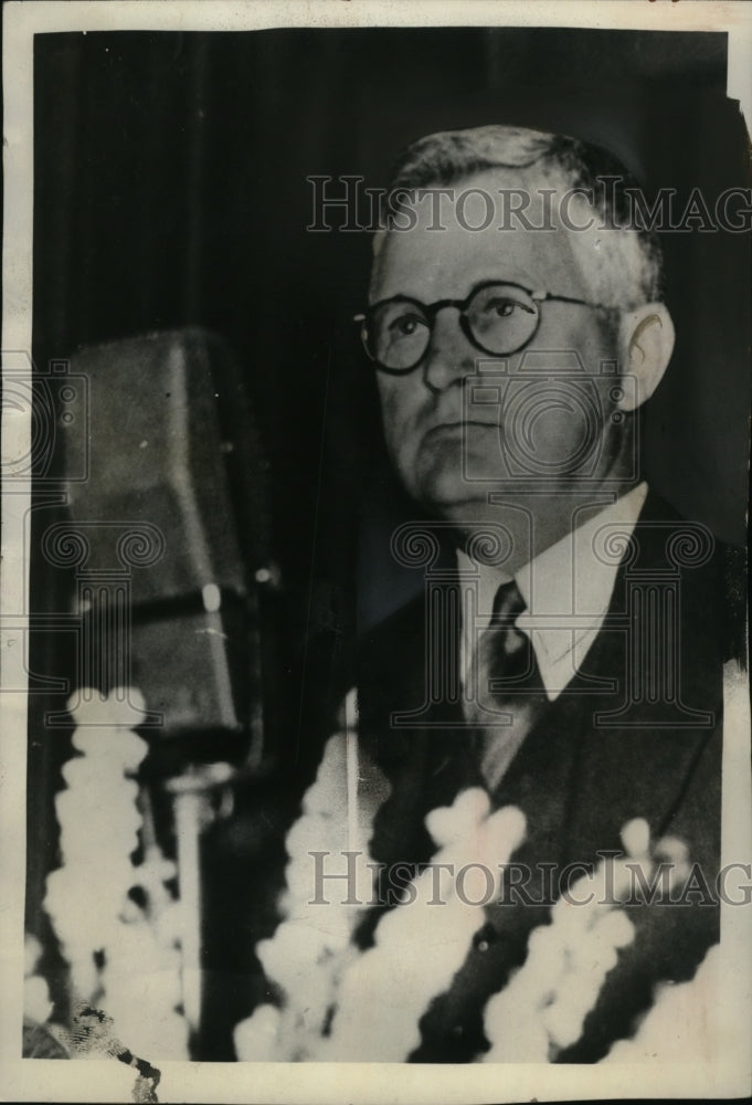 1937 Press Photo Judge J.C. Hutcheson Jr. - Historic Images