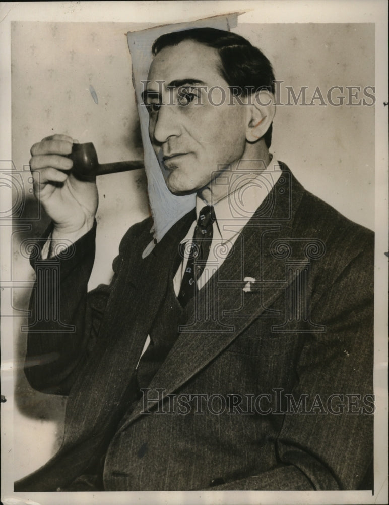 1938 Press Photo Israel Amter, Communist candidate for New York governor-Historic Images