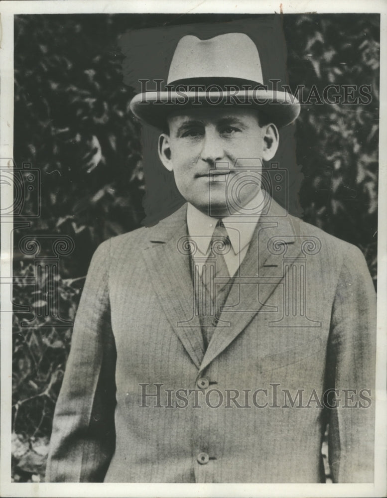 1933 Press Photo John O'Connell Sr. father of kidnapped youth John O'Connell Jr. - Historic Images