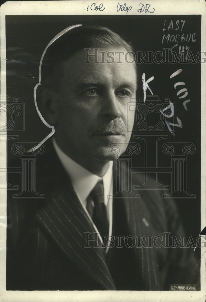 1921 Press Photo Hubert Work, U.S. Postmaster General - Historic Images