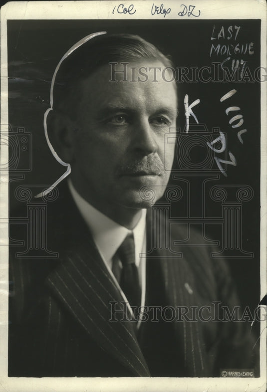 Hubert Work 1921 Press Photo Hubert Work, U.S. Postmaster General – Historic Images