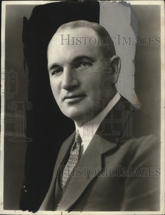 1932 Press Photo J.J. Pelley, President New York, New Haven hartford Railroad - Historic Images
