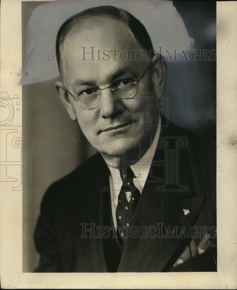 1942 Press Photo Dr J Ben Robinson of Baltimore President of Dental Association - Historic Images