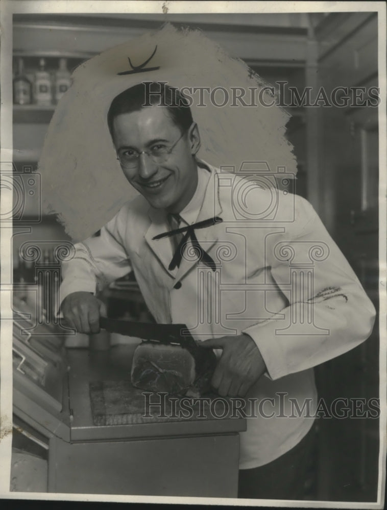 1927 Press Photo Johnny Scott, son of Dr. Walter Dill Scott - Historic Images