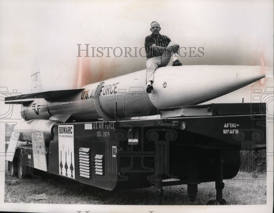 1965 Press Photo Robert Rinehardt at Home Days Celebration Cuyahoga Airport-Historic Images