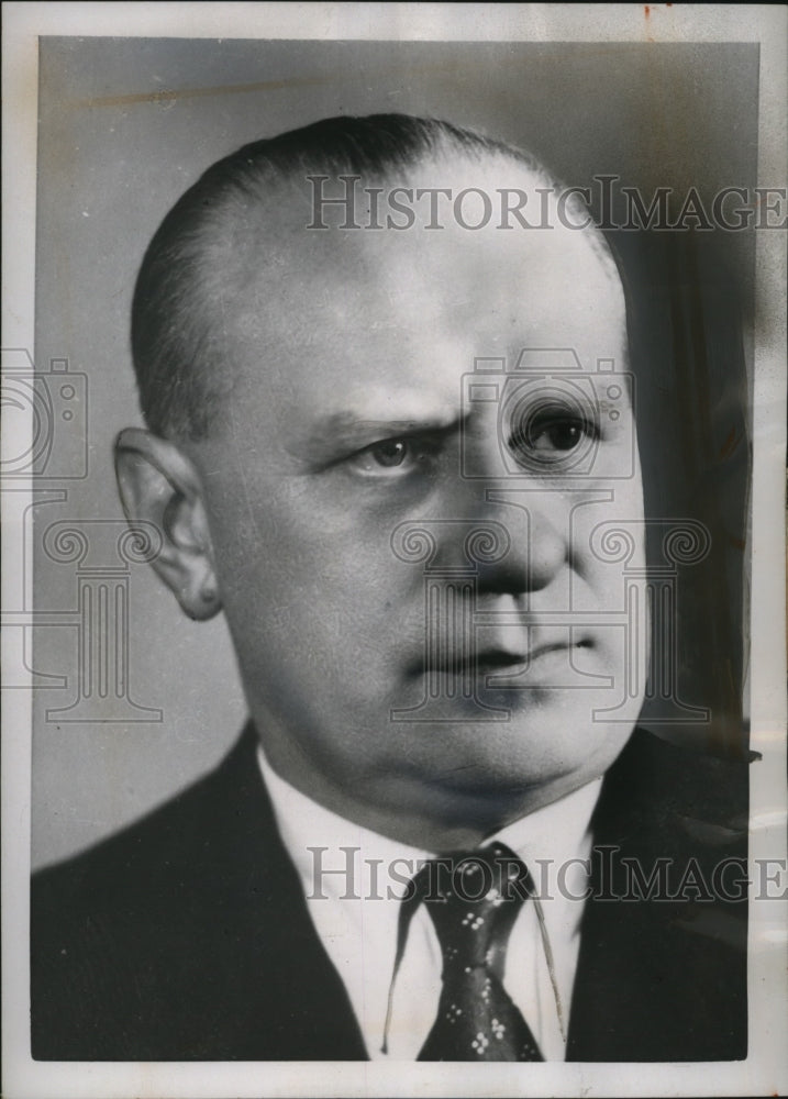 1953 Press Photo Vaglav Nosek Minister of Labor in Berlin - Historic Images