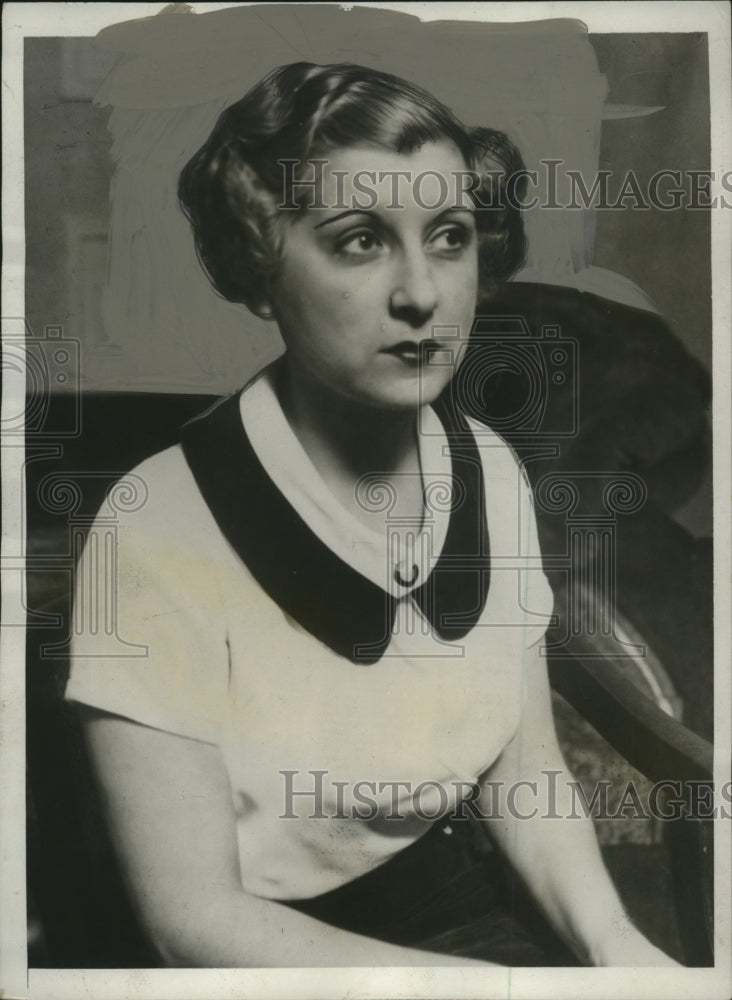 1932 Press Photo Mlle. Mireille appointed conductor of Orchestra of The Palais - Historic Images