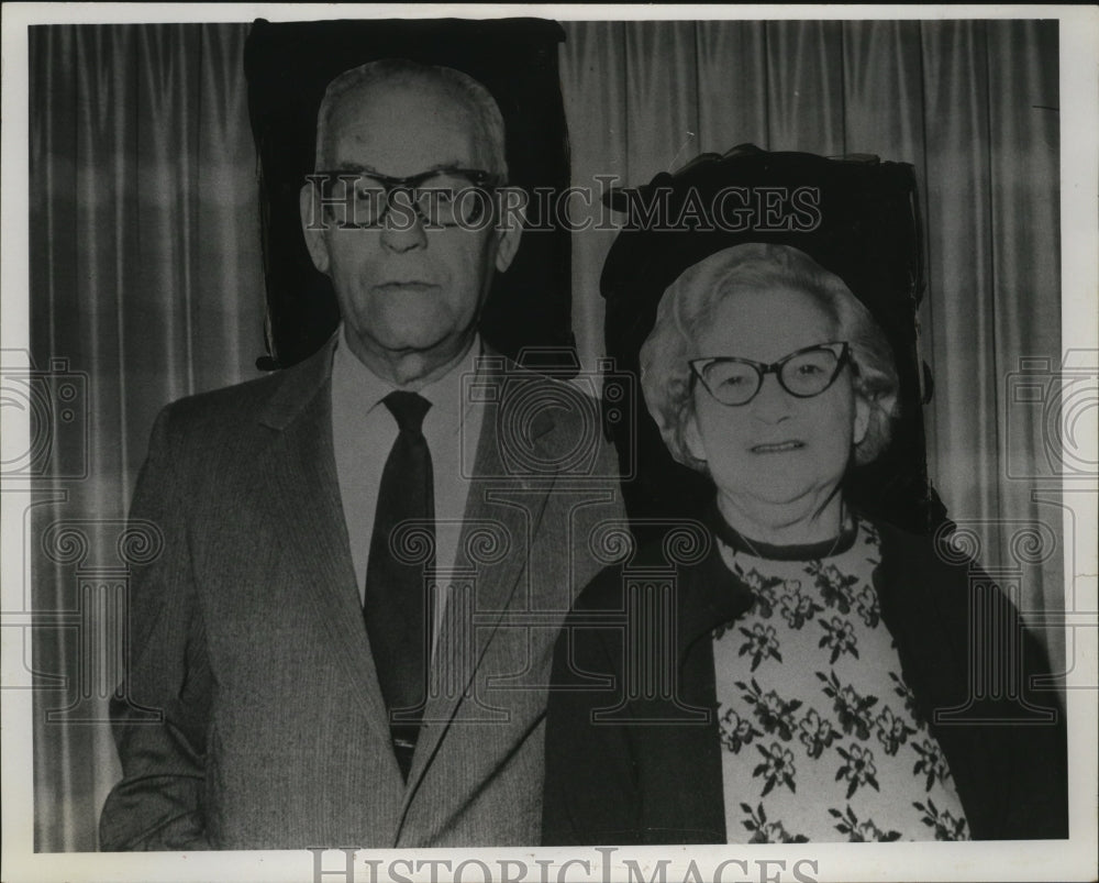 1966 Press Photo Mr &amp; Mrs Irving Burger Celebrate 50th Anniversary, Ohio-Historic Images