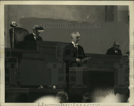 1933 Press Photo Cordell Hull Speaks at World Economic Conference, London - Historic Images