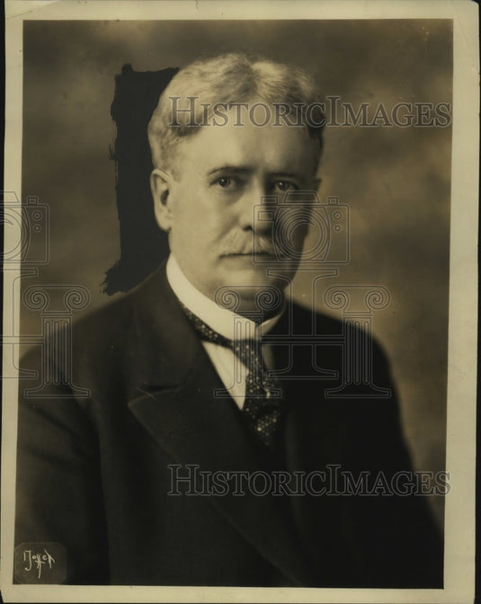 1924 Press Photo William H Finlay president Chicago & North Western RR - Historic Images