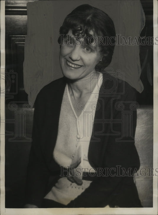 1933 Press Photo May Hanson in court on trial charged with death of husband - Historic Images