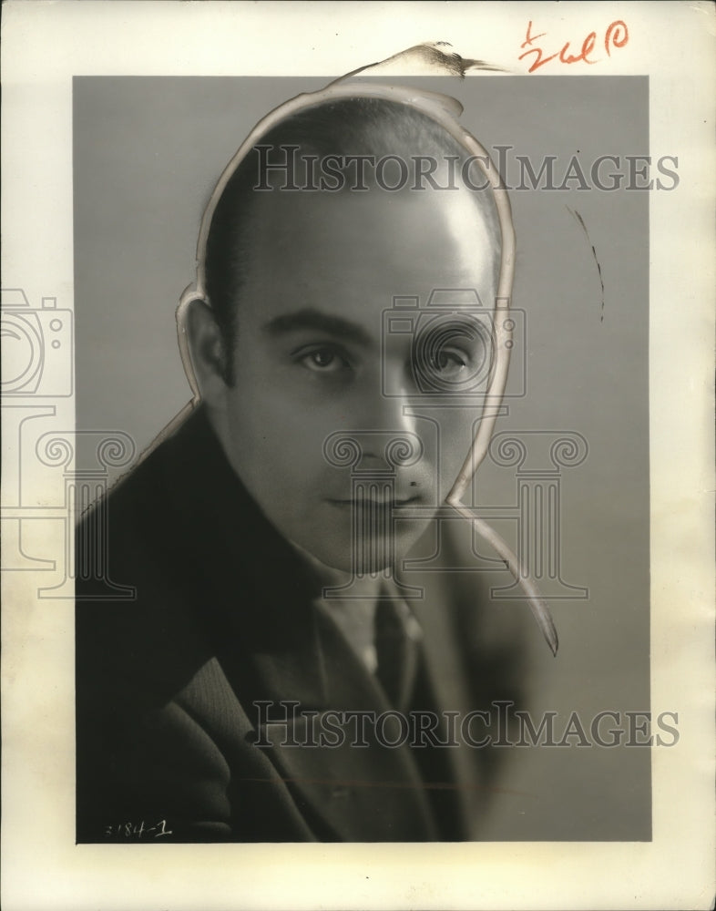 1931 Press Photo Hugo Mariani, radio orchestra leader - Historic Images