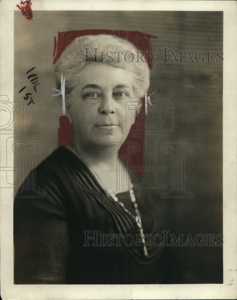 1921 Press Photo Miss C. E. Mason, Principal, Suburban School for Girls-Historic Images