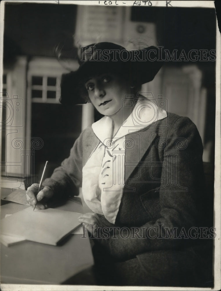1918 Press Photo Mrs. Edward McTickar Chairman Natl League for Womens service - Historic Images
