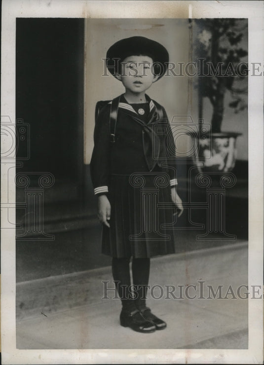 1937 Press Photo Princess Yori to Attend Peeress School, Japan - Historic Images