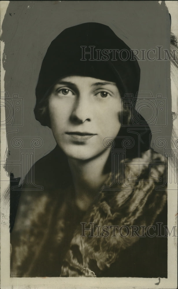 1933 Press Photo Miss Carolyn Christian Crosby married Charles Hogan - Historic Images