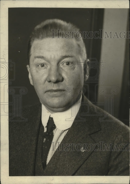 1922 Press Photo J.G. Luhrsen head of Train Dishpatchers Assn of America-Historic Images