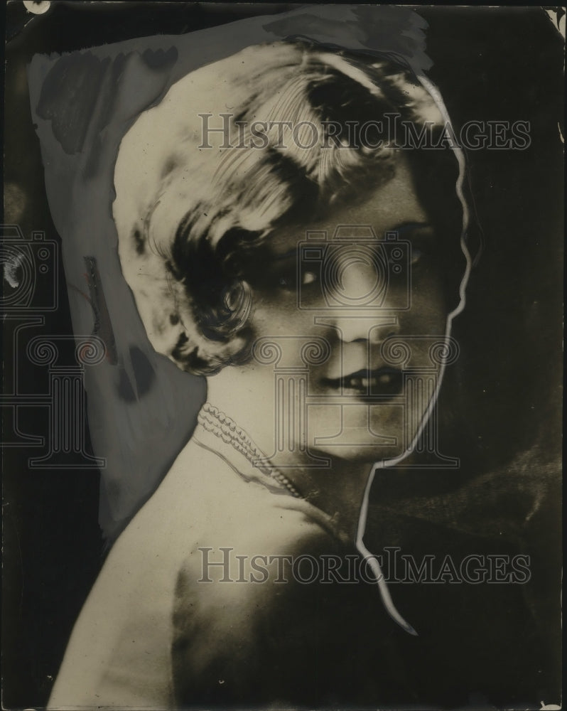 1929 Press Photo Elinor Rooney, Fiancee of Car Lind - neo13324-Historic Images