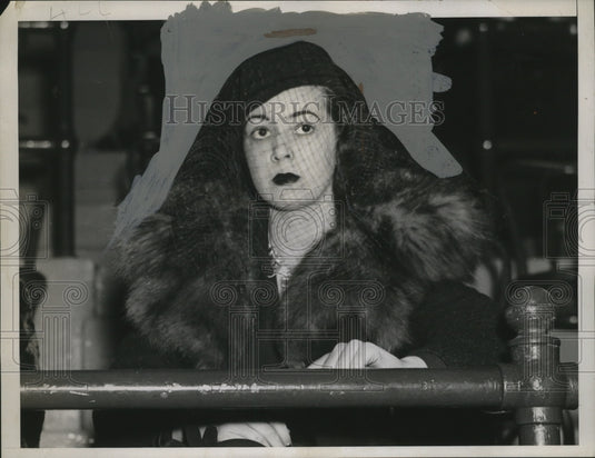 1938 Press Photo Miss Fairchild Engaged to William S Spalding - neo13509-Historic Images
