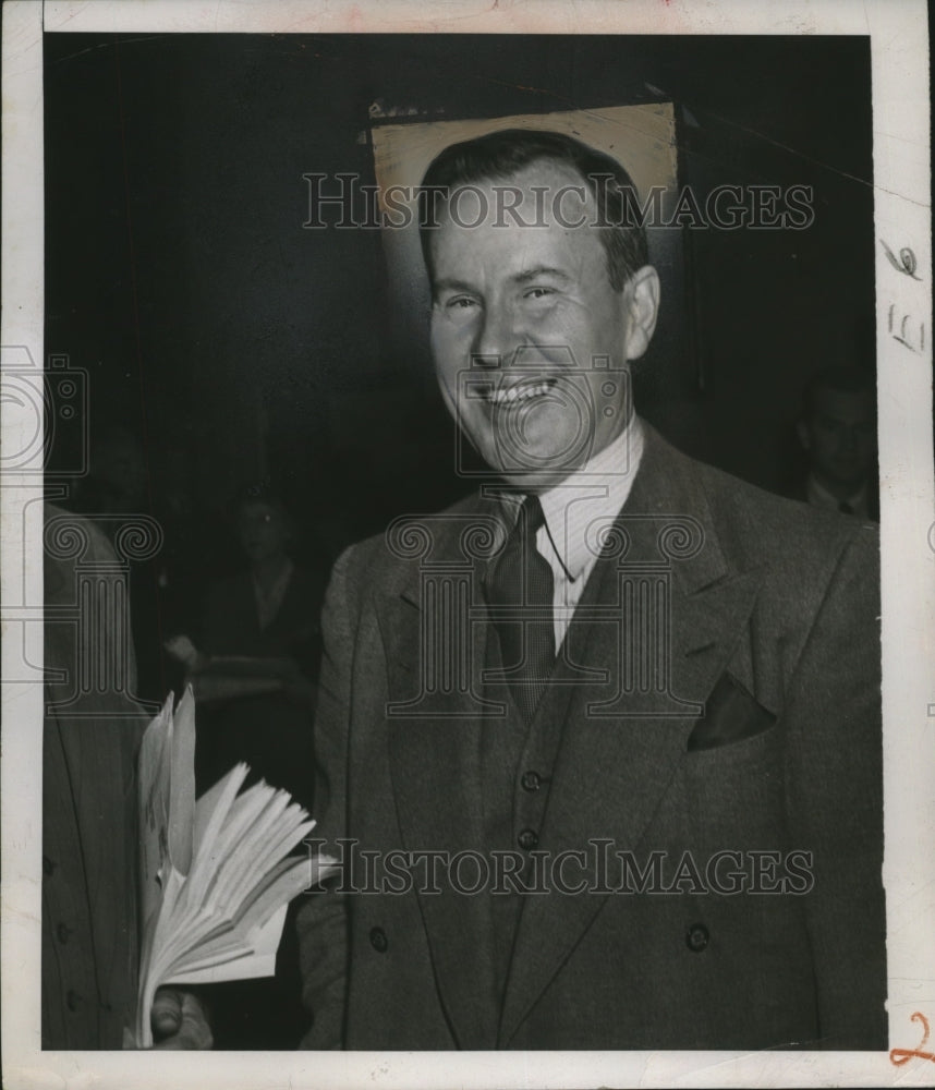 1950 Press Photo Lester B Pearson Canadian Ambassador to United States - Historic Images