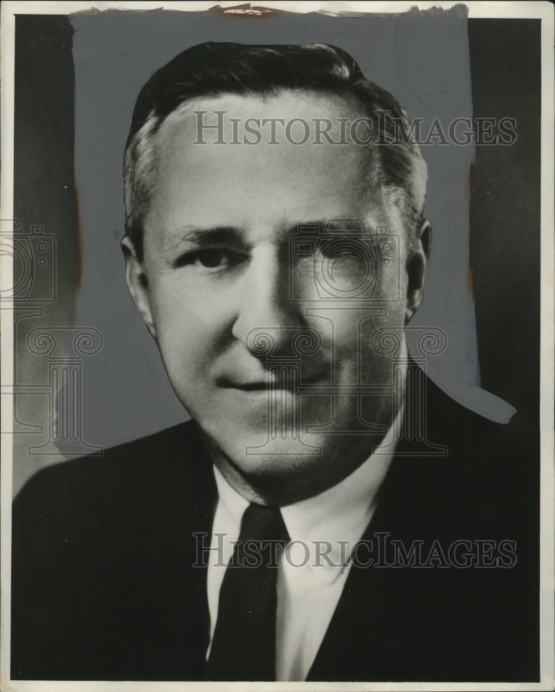 1957 Press Photo John Nevin Bauman, President of White Motor Company - neo14180-Historic Images