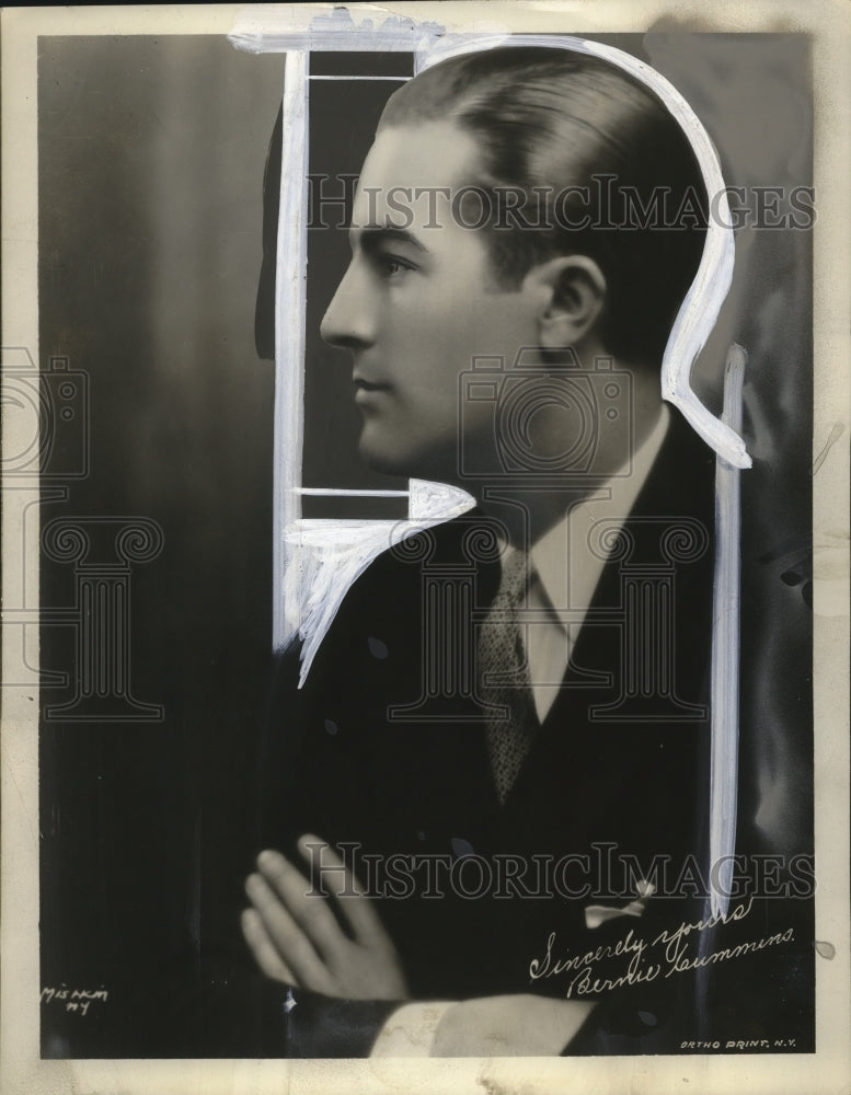 1930 Press Photo Bernie Cummins, Musician - Historic Images