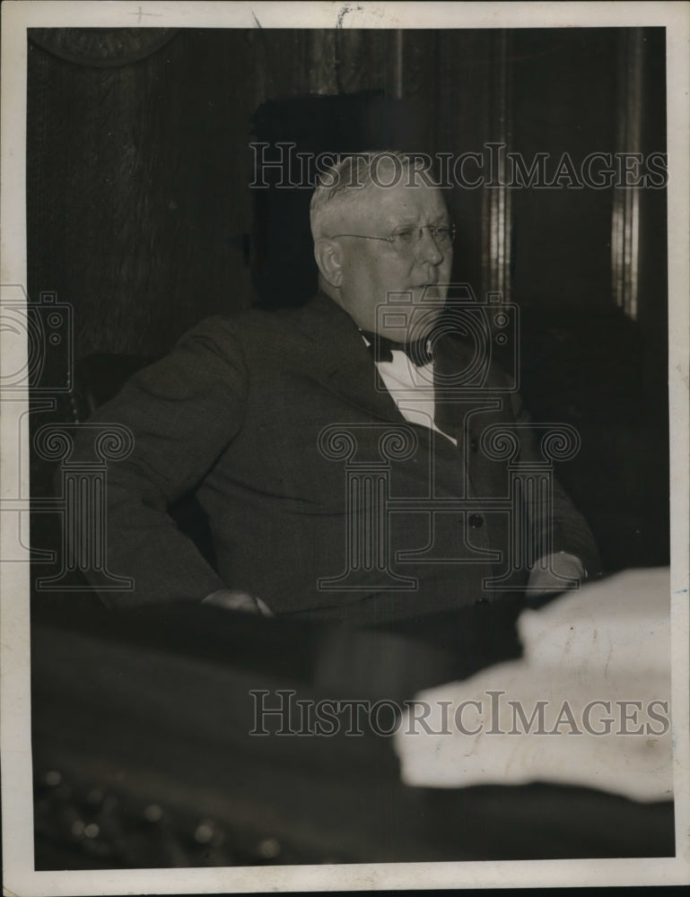 1933 Press Photo William Eirick, Cuyahoga County Commissioner - neo14510-Historic Images