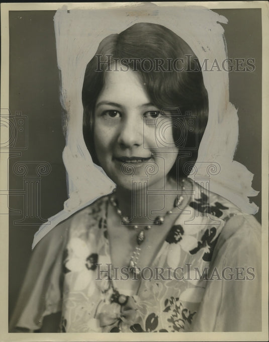 1930 Press Photo Rita Heinrichs to Marry Edward Schafer of California-Historic Images