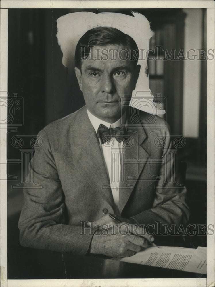 1930 Press Photo Senator WB Pine of Oklahoma - neo14898-Historic Images