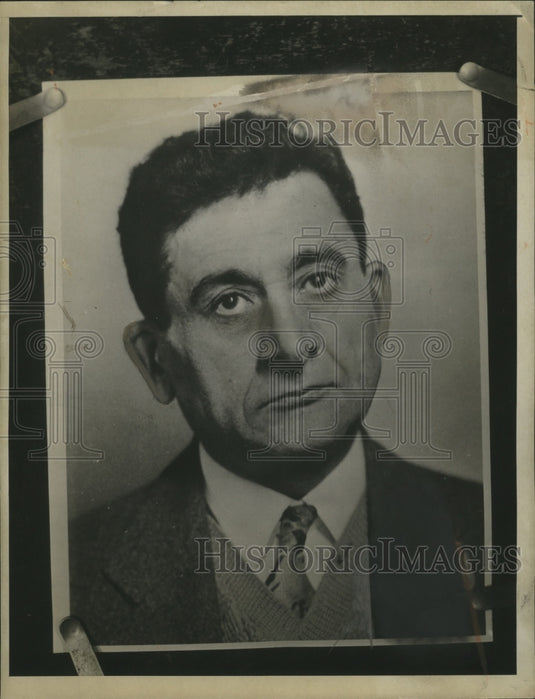 1933 Press Photo LJ Kamans held in an arson plot - neo14909-Historic Images