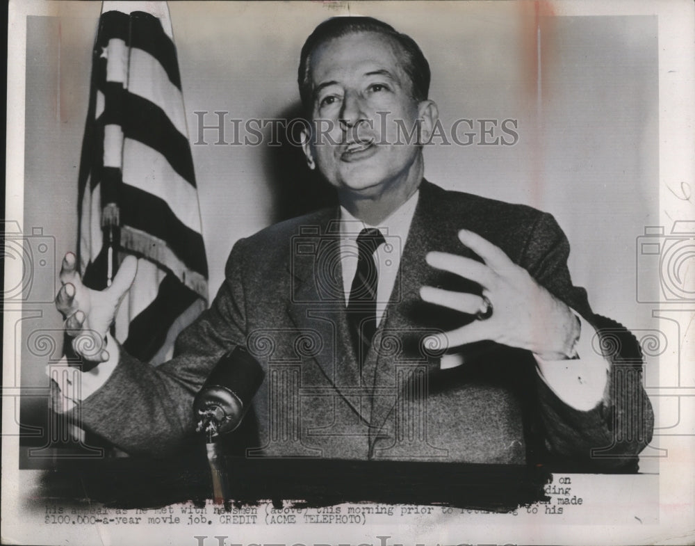 1951 Press Photo Erve Johnston - Historic Images