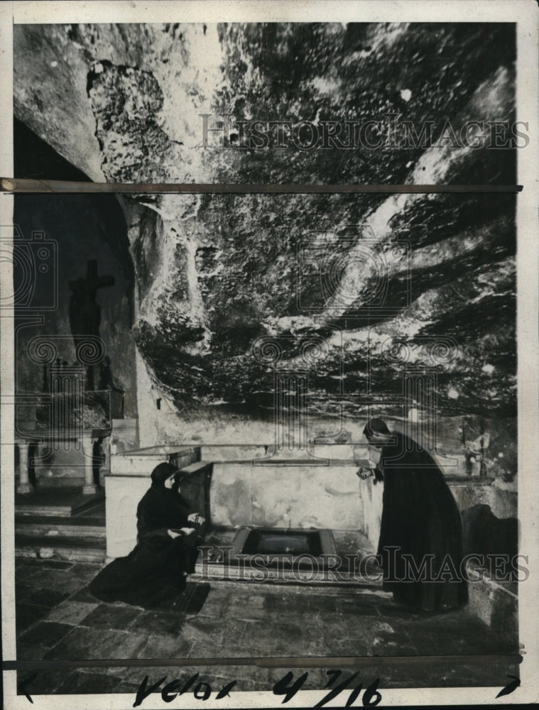 1929 Press Photo Chapel of the Finding of the Cross- Church of Holy Sepulcher-Historic Images