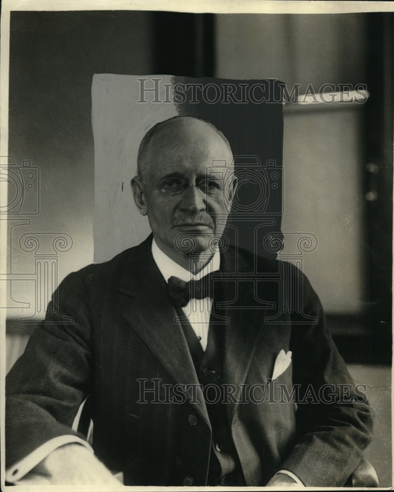 1924 Press Photo James Davis Director General of Railroads Administration- Historic Images