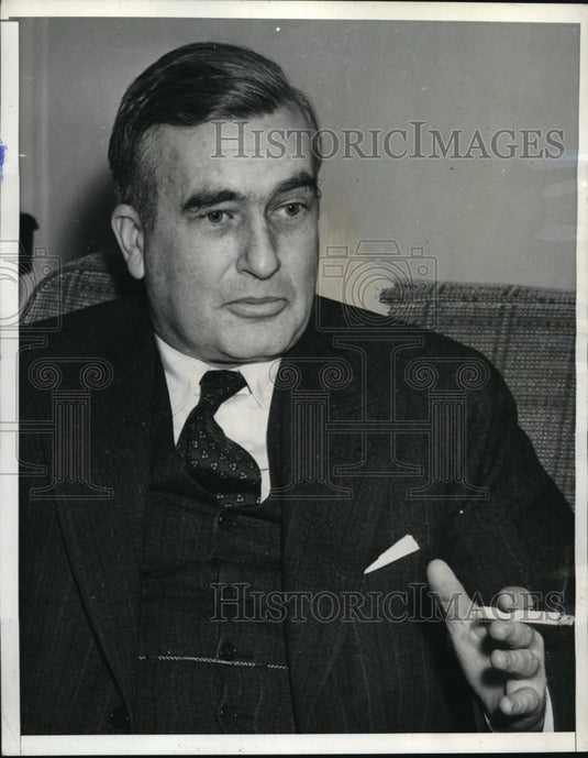 1940 Press Photo Charles Edison at his business office - neo16261-Historic Images