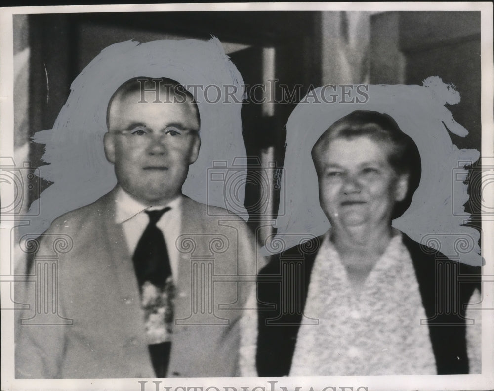 1962 Press Photo Mr &amp; Mrs John Olchovy of Cleveland Ohio 50th anniversary-Historic Images