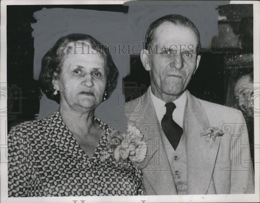 1967 Press Photo Mr. & Mrs. Rudolph King celebrate their 50th anniversary-Historic Images