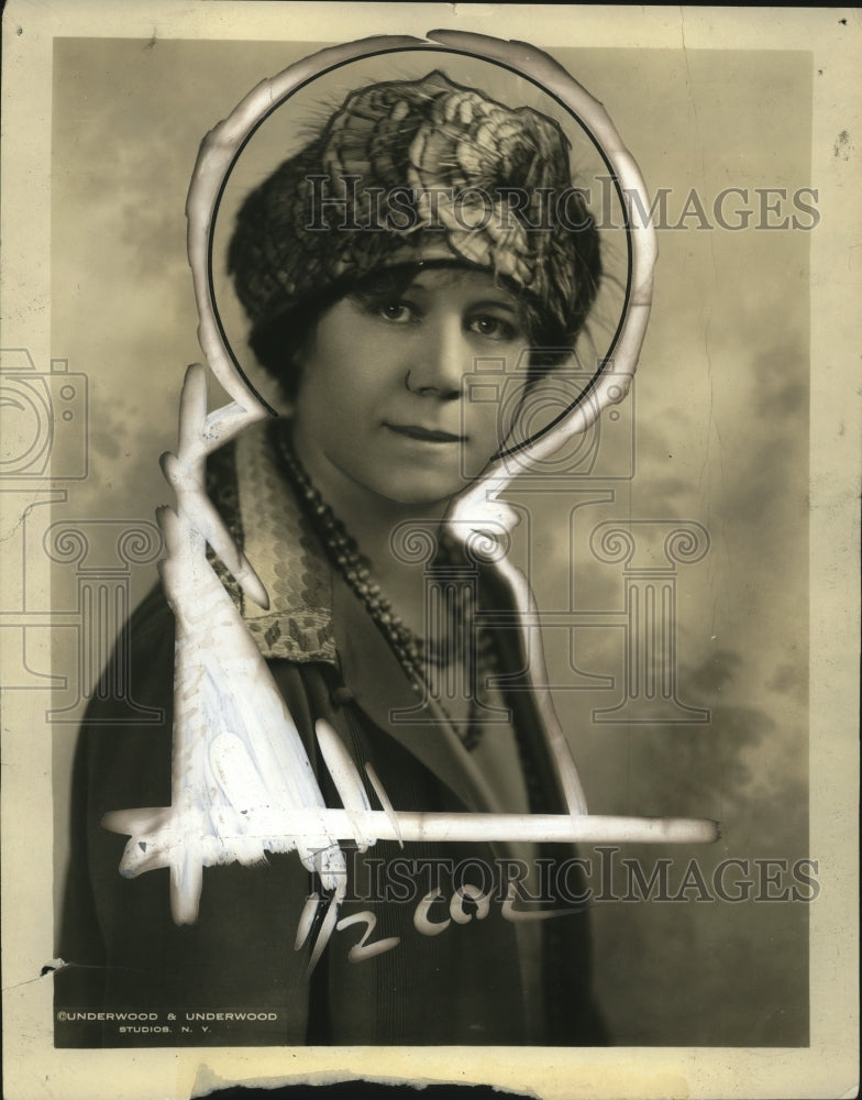 Press Photo Mrs. Harold Vincent Milligan, NY State Federation of Music Clubs-Historic Images