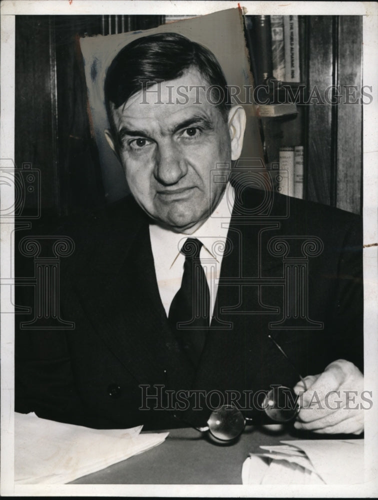 1941 Press Photo Rep Clarence Cannon, New Chairman of House Appropriations Comm. - Historic Images