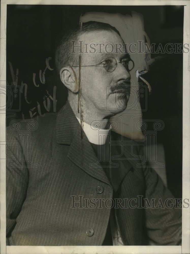1925 Press Photo Rev. Dr. James Moffatt on his America & Canada lecture tour-Historic Images
