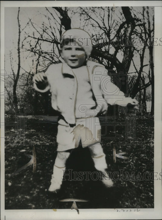 1934 Press Photo Bobby Connor missing child of Hartsdale, NY - Historic Images