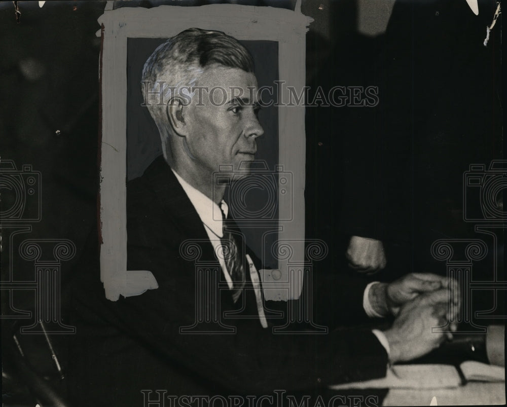 1928 Press Photo John J watt chair of United Mine Workers of America conference - Historic Images
